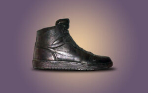 Air Jordan Silver Shoes - $60,000
