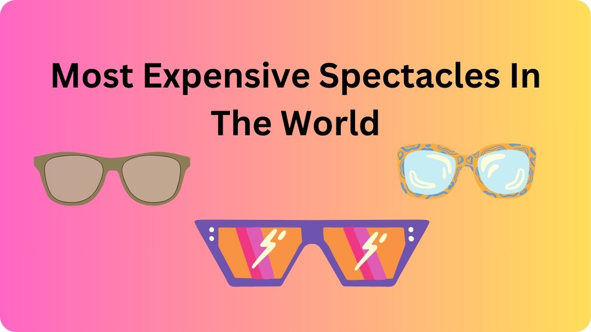 Most Expensive Spectacles In The World